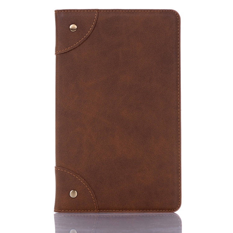Retro Book Style Horizontal Flip Leather Case for Galaxy Tab A 8 (2019) P200 / P205,  with Holder & Card Slots & Wallet
