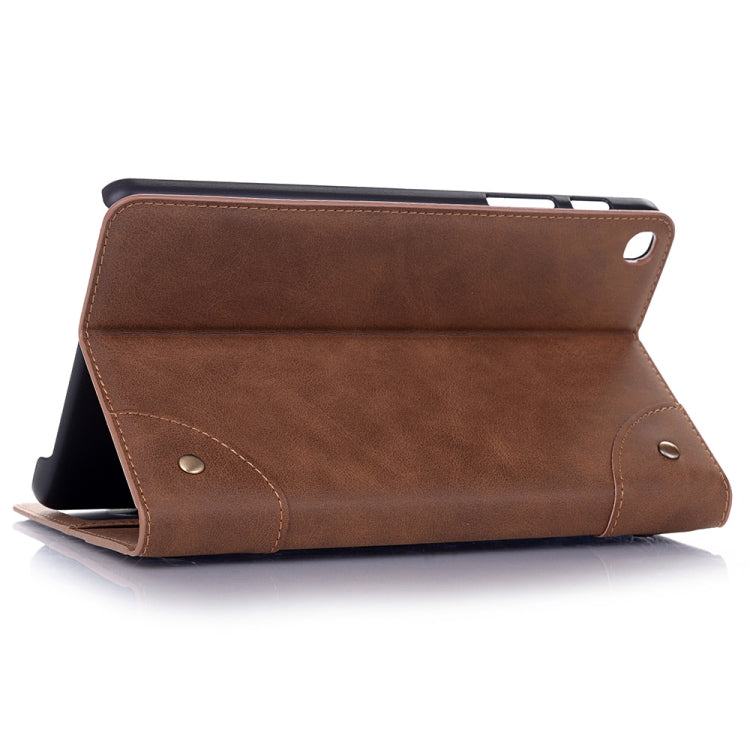 Retro Book Style Horizontal Flip Leather Case for Galaxy Tab A 8 (2019) P200 / P205,  with Holder & Card Slots & Wallet