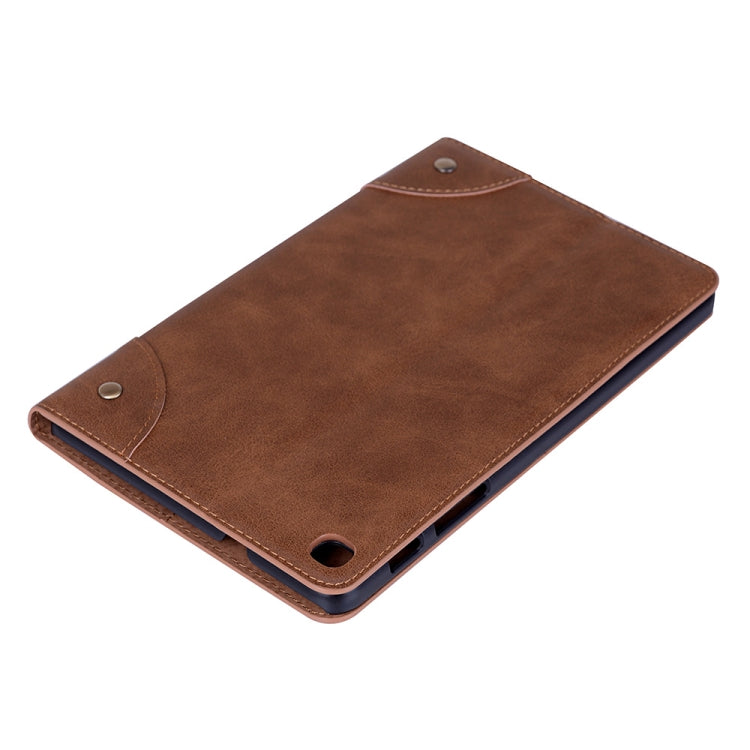 Retro Book Style Horizontal Flip Leather Case for Galaxy Tab A 8 (2019) P200 / P205,  with Holder & Card Slots & Wallet