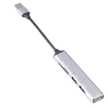 Load image into Gallery viewer, 5 in 1 USB 3.0 to SD / TF Card Slot + 3 USB 3.0 Ports Multifunctional Docking Station HUB, USB 3.0