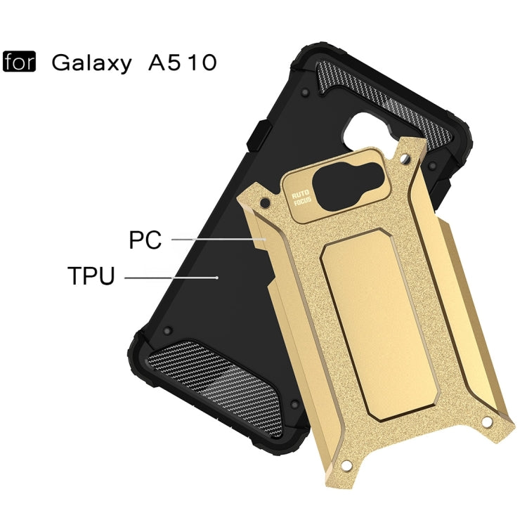 For Galaxy A5 (2016) / A510 Tough Armor TPU + PC Combination Case