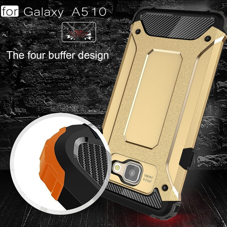 For Galaxy A5 (2016) / A510 Tough Armor TPU + PC Combination Case