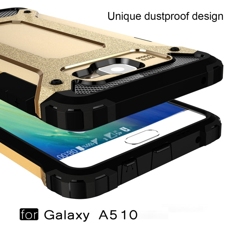 For Galaxy A5 (2016) / A510 Tough Armor TPU + PC Combination Case