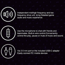 Load image into Gallery viewer, Logitech G333 In-ear Gaming Wired Earphone with Microphone, Standard Version