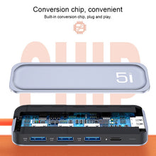 Load image into Gallery viewer, ROCK RT16 5 In 1 Type-C / USB-C to HDMI + 4 USB 3.0 Multi-function Docking Station HUB Converter Expansion Dock, RT16