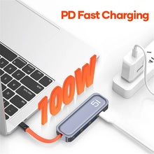 Load image into Gallery viewer, ROCK RT16 5 In 1 Type-C / USB-C to HDMI + 4 USB 3.0 Multi-function Docking Station HUB Converter Expansion Dock, RT16