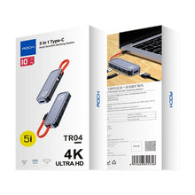 Load image into Gallery viewer, ROCK RT16 5 In 1 Type-C / USB-C to HDMI + 4 USB 3.0 Multi-function Docking Station HUB Converter Expansion Dock, RT16