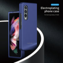 Load image into Gallery viewer, For Samsung Galaxy Z Fold3 5G Skin Feel Frosted Electroplating Foldable PC Protective Case