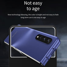 Load image into Gallery viewer, For Samsung Galaxy Z Fold3 5G Skin Feel Frosted Electroplating Foldable PC Protective Case