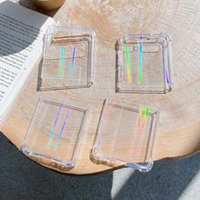Load image into Gallery viewer, For Samsung Galaxy Z Flip3 5G Aurora PC + TPU Clear Four-corner Shockproof Protective Case