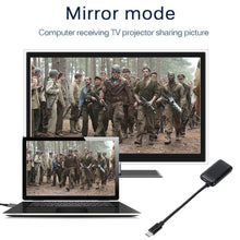 Load image into Gallery viewer, USB-C / Type-C 3.1 (MHL) to 1080P HD HDMI Video Adapter Cable, Length: 12cm, 12cm