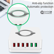 Load image into Gallery viewer, E6 7 In 1 Multi-function Wireless Charging Station USB Smart Socket Holder Stand