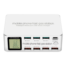 Load image into Gallery viewer, 818D 8 In 1 Multi-function USB Charging Station Smart Socket Holder Stand