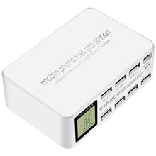 Load image into Gallery viewer, 818D 8 In 1 Multi-function USB Charging Station Smart Socket Holder Stand