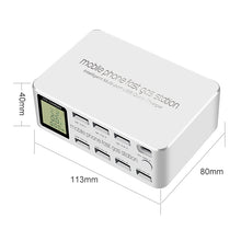 Load image into Gallery viewer, 818D 8 In 1 Multi-function USB Charging Station Smart Socket Holder Stand