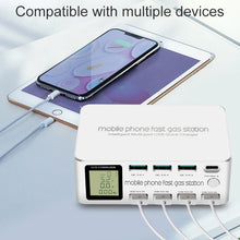 Load image into Gallery viewer, 818D 8 In 1 Multi-function USB Charging Station Smart Socket Holder Stand