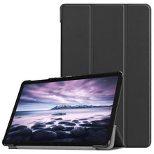 Load image into Gallery viewer, Custer Texture Horizontal Flip PU Leather Case for Galaxy Tab A 10.5 / T595 &amp; T590, with Three-folding Holder &amp; Sleep / Wake-up Function, For Galaxy Tab A 10.5