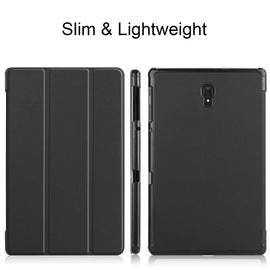 Custer Texture Horizontal Flip PU Leather Case for Galaxy Tab A 10.5 / T595 & T590, with Three-folding Holder & Sleep / Wake-up Function, For Galaxy Tab A 10.5