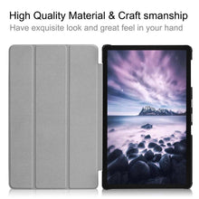 Load image into Gallery viewer, Custer Texture Horizontal Flip PU Leather Case for Galaxy Tab A 10.5 / T595 &amp; T590, with Three-folding Holder &amp; Sleep / Wake-up Function, For Galaxy Tab A 10.5