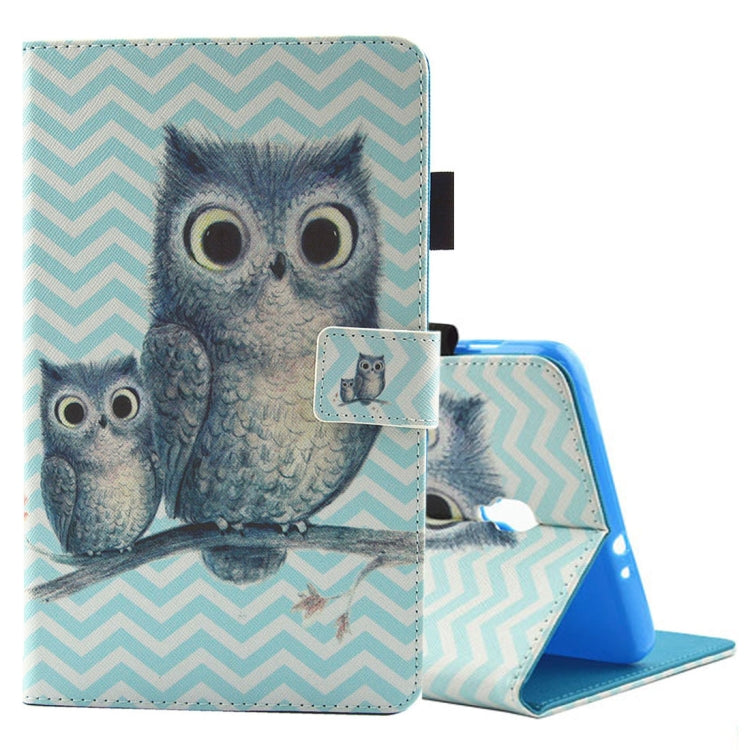 For Galaxy Tab A 8.0  / T380 & T385  Horizontal Flip Leather Case with Holder & Card Slots