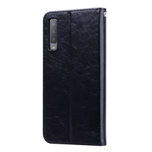 Load image into Gallery viewer, Business Style Oil Wax Texture Horizontal Flip Leather Case for Galaxy A7 (2018), with Holder &amp; Card Slots &amp; Wallet