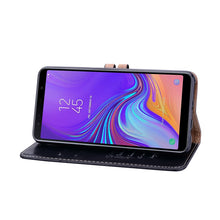 Load image into Gallery viewer, Business Style Oil Wax Texture Horizontal Flip Leather Case for Galaxy A7 (2018), with Holder &amp; Card Slots &amp; Wallet