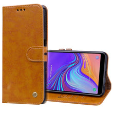 Load image into Gallery viewer, Business Style Oil Wax Texture Horizontal Flip Leather Case for Galaxy A7 (2018), with Holder &amp; Card Slots &amp; Wallet