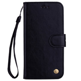 Business Style Oil Wax Texture Horizontal Flip Leather Case for Galaxy A6 (2018), with Holder & Card Slots & Wallet, For Galaxy A6 (2018)