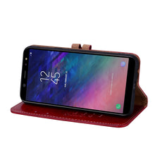 Load image into Gallery viewer, Business Style Oil Wax Texture Horizontal Flip Leather Case for Galaxy A6 (2018), with Holder &amp; Card Slots &amp; Wallet