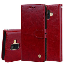 Load image into Gallery viewer, Business Style Oil Wax Texture Horizontal Flip Leather Case for Galaxy A6 (2018), with Holder &amp; Card Slots &amp; Wallet, For Galaxy A6 (2018)