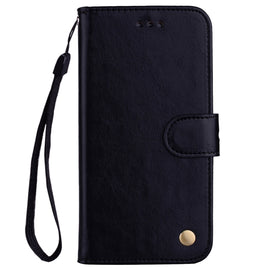 Business Style Oil Wax Texture Horizontal Flip Leather Case for Galaxy J6 (EU Version) (2018), with Holder & Card Slots & Wallet, For Galaxy J6 (EU Version) (2018)