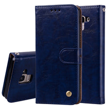 Load image into Gallery viewer, Business Style Oil Wax Texture Horizontal Flip Leather Case for Galaxy J6 (EU Version) (2018), with Holder &amp; Card Slots &amp; Wallet, For Galaxy J6 (EU Version) (2018)