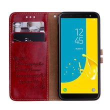 Load image into Gallery viewer, Business Style Oil Wax Texture Horizontal Flip Leather Case for Galaxy J6 (EU Version) (2018), with Holder &amp; Card Slots &amp; Wallet