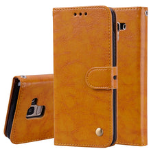 Load image into Gallery viewer, Business Style Oil Wax Texture Horizontal Flip Leather Case for Galaxy J6 (EU Version) (2018), with Holder &amp; Card Slots &amp; Wallet, For Galaxy J6 (EU Version) (2018)