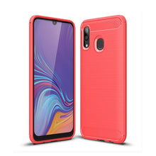 Load image into Gallery viewer, Brushed Texture Carbon Fiber TPU Case for Galaxy A40, For Galaxy A40