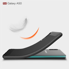 Load image into Gallery viewer, Brushed Texture Carbon Fiber TPU Case for Galaxy A50, For Galaxy A50