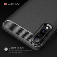 Load image into Gallery viewer, Brushed Texture Carbon Fiber TPU Case for Galaxy A70