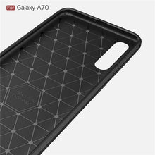Load image into Gallery viewer, Brushed Texture Carbon Fiber TPU Case for Galaxy A70