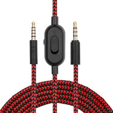 Load image into Gallery viewer, ZS0159 For Logitech G433 / G233 / G Pro / G Pro X 3.5mm Male to Male Gaming Headset Audio Cable with Wire-controlled, Cable Length: 2m