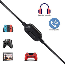 Load image into Gallery viewer, ZS0159 For Logitech G433 / G233 / G Pro / G Pro X 3.5mm Male to Male Gaming Headset Audio Cable with Wire-controlled, Cable Length: 2m