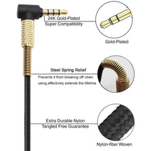 Load image into Gallery viewer, zs0110 For AKG Y40 &amp; Creative Aurvana Live2 &amp; Bose QC25 Standard Version 2.5mm to 3.5mm Earphone Cable, Cable Length: 1.5m, Standard Version