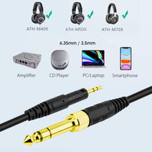 Load image into Gallery viewer, ZS0088 For Audio-Technica ATH-M50X / ATH-M40X Spring Headset Audio Cable, Cable Length: 1.4m-3m, ZS0088