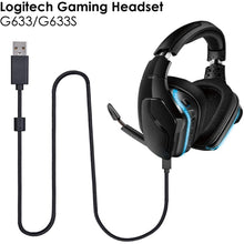 Load image into Gallery viewer, ZS0155 For Logitech G633 / G633s USB Headset Audio Cable Support Call / Headset Lighting, Cable Length: 2m, For Logitech G633 2m