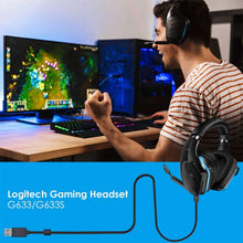 Load image into Gallery viewer, ZS0155 For Logitech G633 / G633s USB Headset Audio Cable Support Call / Headset Lighting, Cable Length: 2m, For Logitech G633 2m