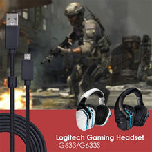 Load image into Gallery viewer, ZS0155 For Logitech G633 / G633s USB Headset Audio Cable Support Call / Headset Lighting, Cable Length: 2m, For Logitech G633 2m