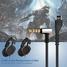 Load image into Gallery viewer, ZS0135 2 in 1 For SteelSeries Arctis 3 / 5 / 7 Earphone Audio Cable + Earphone Adapter Cable Set, Audio Cable + Adapter Cable