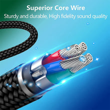 Load image into Gallery viewer, ZS0135 For SteelSeries Arctis 3 / 5 / 7 3.5mm Female to Dual 3.5mm Male Earphone Adapter Cable, Cable Length: 30cm, Adapter Cable