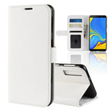 R64 Texture Single Fold Horizontal Flip Leather Case for Galaxy A7 (2018), with Holder & Card Slots & Wallet