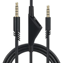 Load image into Gallery viewer, ZS0175 For Logitech Astro A10 / A40 / A30 3.5mm Male to Male Volume Adjustable Earphone Audio Cable, Cable Length: 2m, For Logitech Astro A10 2m
