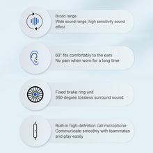 Load image into Gallery viewer, WK YA-02 3.5mm In-Ear Wired Call Music Earphone, Length: 1.2m